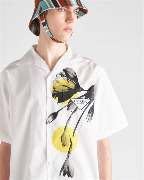 prada printed shirt|prada shirt women.